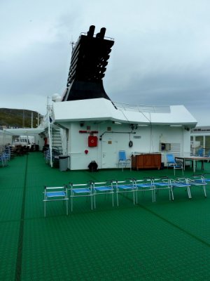 NORDNORGE - Rear Top Deck on visit @ Honningsvag, North Cape, Norway