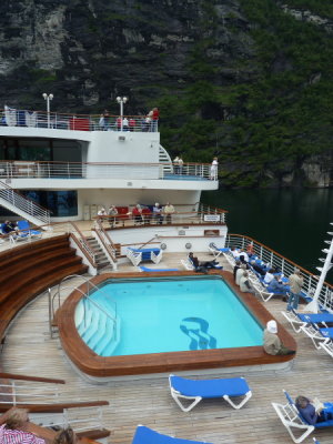 Geirangerfiord - View & Back Pool Deck