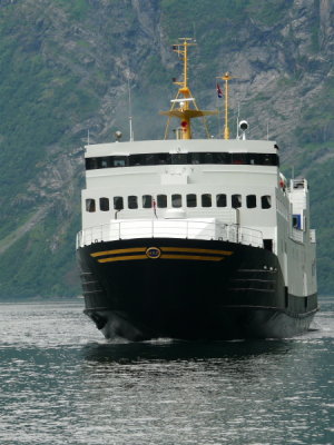 Geirangerfiord - Ferry Arriving
