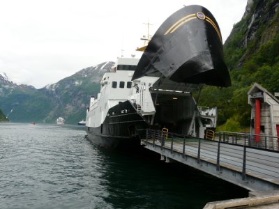 Geirangerfiord - Ferry Loading