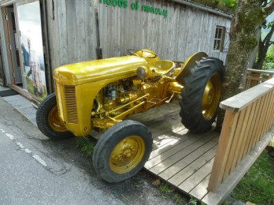 Geiranger - Old Tractor in Village
