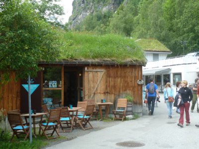 Geiranger - Grass Roofed House