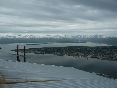 Tromso - View of Tromso from Top of Cable Car