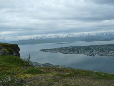 Tromso - View of Tromso from Top of Cable Car