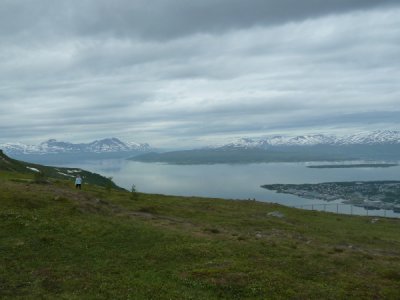 Tromso - View of Tromso from Top of Cable Car