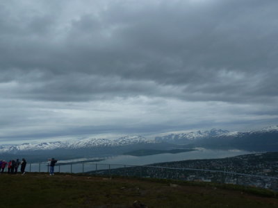 Tromso - View of Tromso from Top of Cable Car