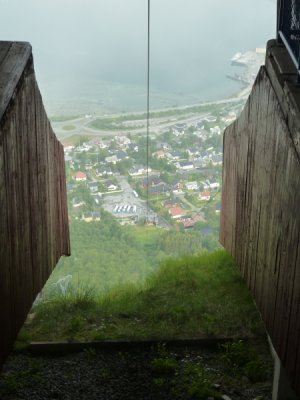 Tromso - View of Tromso from Top of Cable Car