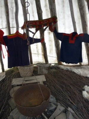 Honningsvag - Inside a Sami Tent on way to The North Cape