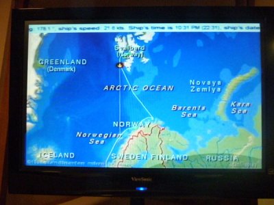 Artic Ocean - Route Map