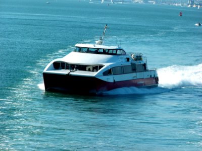 RED JET 4 @ Southampton Water, UK