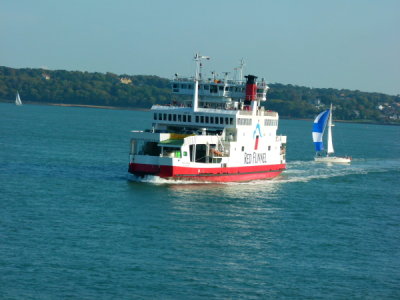 RED OSPREY @ East Cowes, Isle of Wight, UK (Arriving)