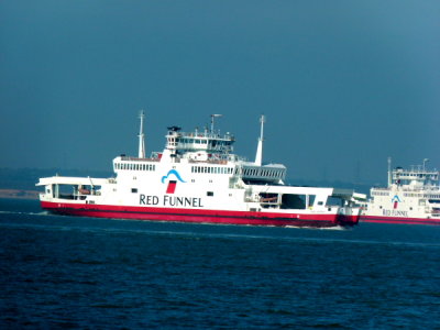 RED OSPREY @ East Cowes, Isle of Wight, UK (Leaving)