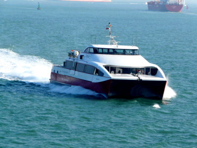 RED JET 4 @ Southampton Water, UK