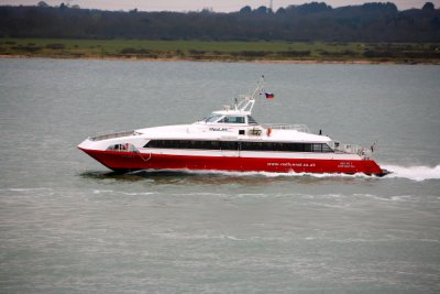 RED JET 3 @ Southampton Water. UK