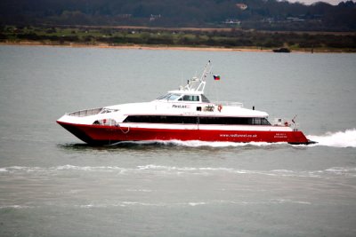 RED JET 3 arriving at Southampton, UK