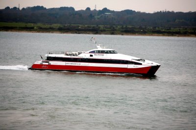 RED JET 4 @  Southampton Water, UK