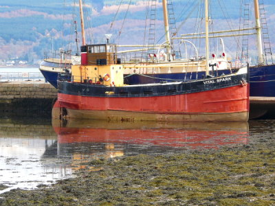 HISTORIC SHIPS REGISTER - VIC 32 VITAL SPARK @ Inveraray Pier, Scotland
