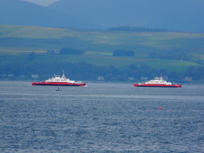 WESTERN FERRIES - Passing on Gourock to Dunoon, Scotland