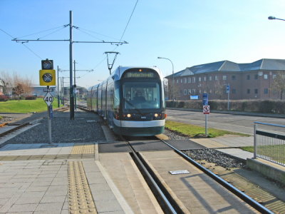 209 (2006) Bombardier Incentros AT6/5 Approaching Pheonix Park Terminus