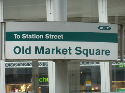 Tram Stops - Old Market Square