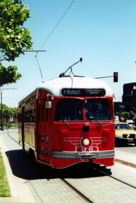 PCC #1061 Los Angeles Big Red Car