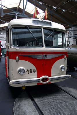 Museum Stresovice - Skoda 8 Trolley Bus 494