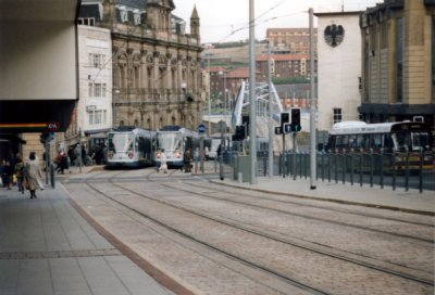 006 (2005) Siemens-Duewag Supertram In City Centre