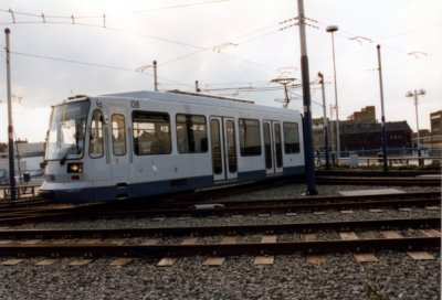 008 (2005) Siemens-Duewag Supertram on Triange Junction