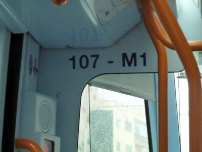 107 (2010) Tranvia - Alstom Citadis 302 Inside