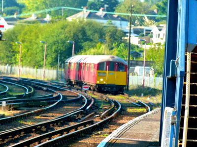 Train approaching Ryde St Johns