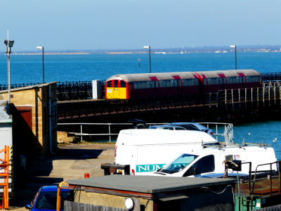 Train on Ryde Pier