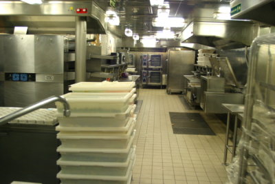 Kitchen on Carnival Glory