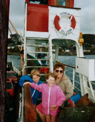 LOCHALSH (1971) @ Kyle of Lochalsh, Scotland with Margaret Andrew & Lindsay - Taken August 1988.