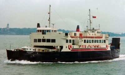 NETLEY CASTLE @ Southampton, UK (Leaving) - Taken June 1989.