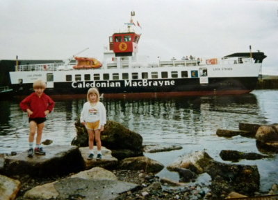 LOCH STRIVEN (1986) @ Largs, Scotland with Andrew & Lindsay - Taken August 1987.