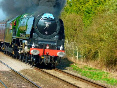 (46233) Duchess of Sutherland @ Claymills, Burton on Trent (Passing)