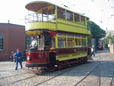 Chesterfield 7 (1904) @ Crich 1940's weekend