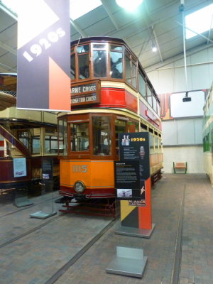 Glasgow 1115 (1929) Standard @ Crich Tramway Museum