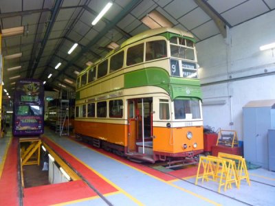 Glasgow 1282 (1940) Coronation @ Crich Tramway Museum