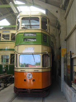 Glasgow 1297 (1948) Cunarder @ Crich Tramway Museum