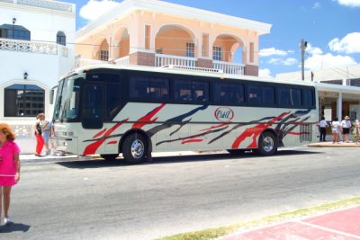 MEXICO - Yucatan - Tour Bus Progreso