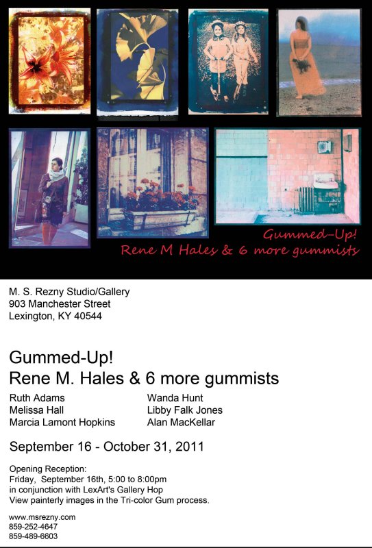 Gummed-Up! Invitation to Gallery Show