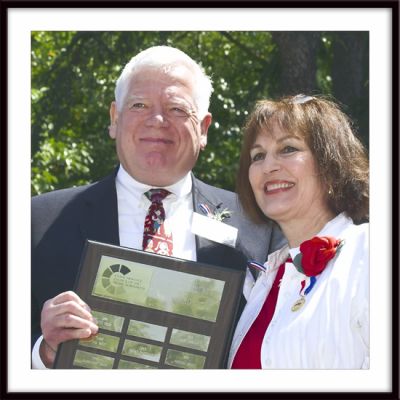 Alma Plancich, this year's recipient of the 'Spirit of Liberty Award' with US Representative Jim McDermott