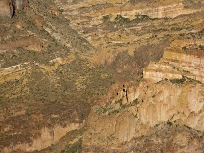Ash deposits in Superstition caldera