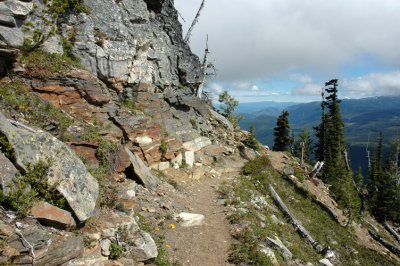 Rocks with Trail