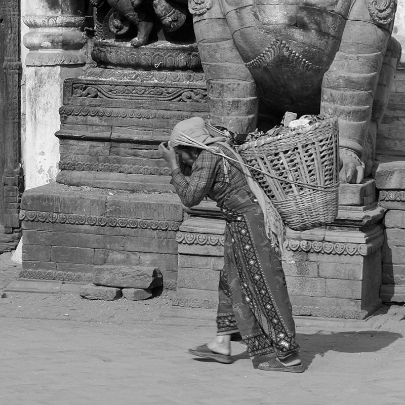 Kathmandu in Black & White
