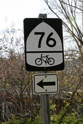 Bikecentennial sign nowadays