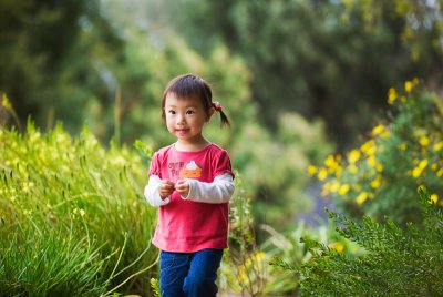 In the garden