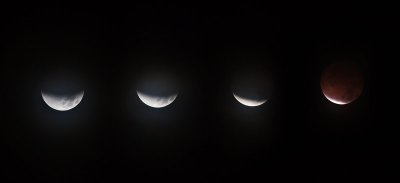 Lunar eclipse this morning