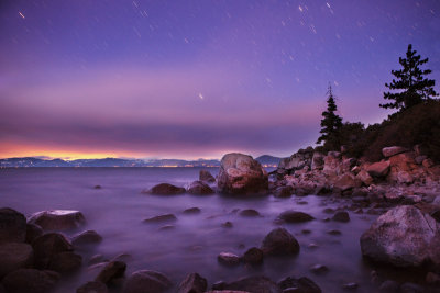 Early morning by Lake Tahoe
